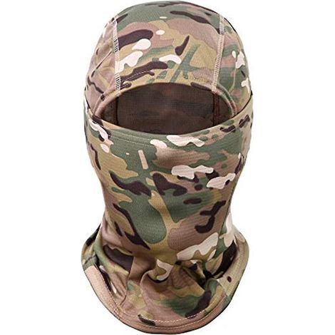 visage Balaclava,masque De Camouflage Tactique Masque Balaclava Cagoule Pour Hommes,femmes,sports,plein Air,chasse,cyclisme,motocyclisme,ski (1/5)