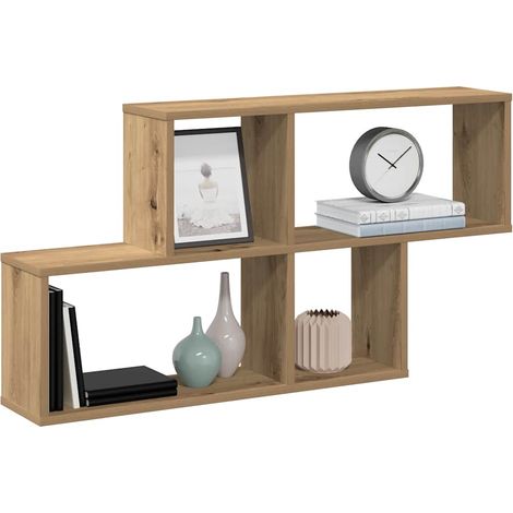 Wandregal Artisan-Eiche 100x18x53 cm Holzwerkstoff