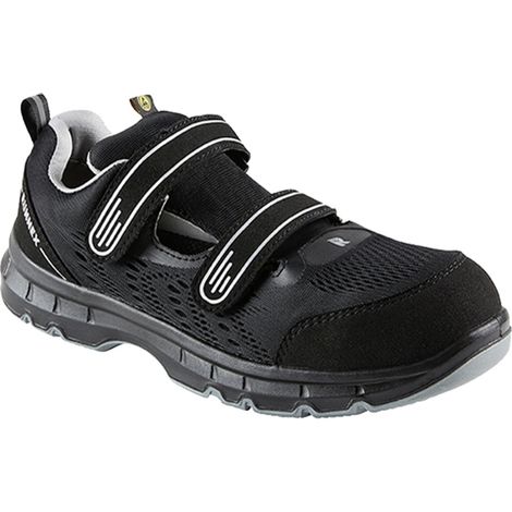 Runnex RUNNEX Sicherheitssandale FlexStar 5116 S1PS ESD Gr. 38 schwarz/grau