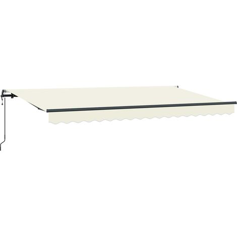 Maison Exclusive - Tenda Retrattile Crema 400 x 200 cm Tessuto