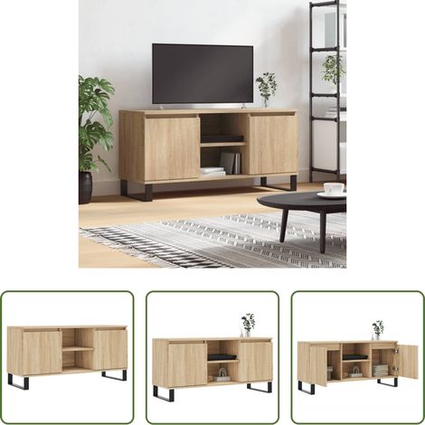 TV-Schrank Sonoma-Eiche - TV-Schrank Sonoma-Eiche 104x35x50 cm Holzwerkstoff (1/5)