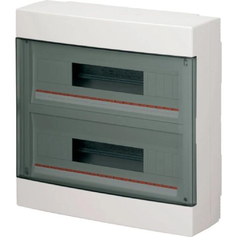 Elettrocanali centralino a parete ip40 portella trasparente 36m ec60036b
