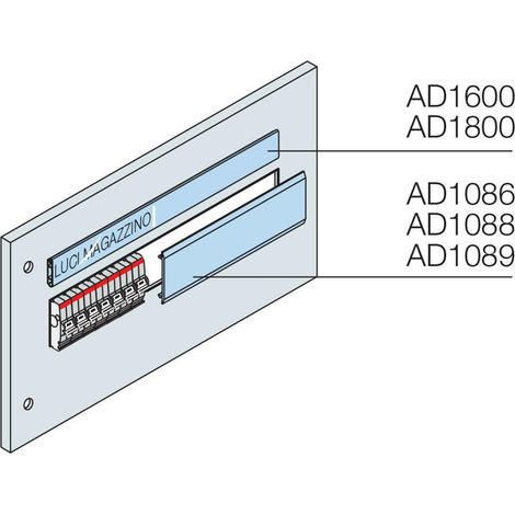 Abb l,m,k-n.3 otturatori copriforo finestra feritoia din 36 moduli ral 7035