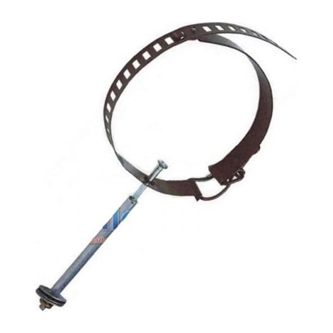 COLLARE FASCETTA STRINGITUBO PER TUBO SMALTATO MARRONE DIAM. 8/12 cm