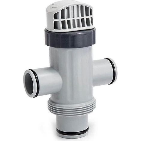 Raccord de tuyau à double vanne à piston 11872 compatible avec les pompes de piscine électriques et manuelles et AB (1/5)
