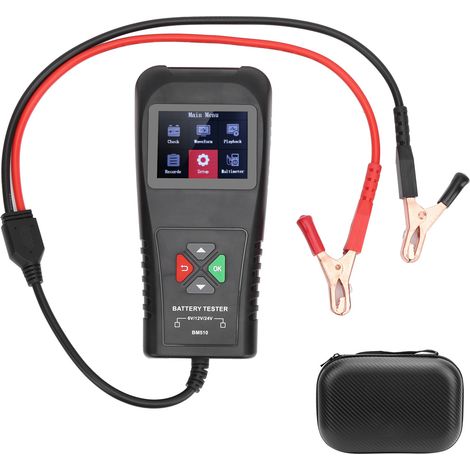 Analyseur d'alternateur 6V/12V/24V avec écran TFT 2,8 pouces, testeur de batterie pour diagnostic auto, moto, bateau et marin. (1/5)
