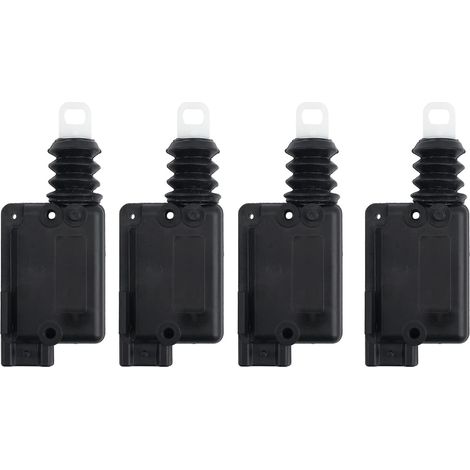 Lot de 4 - Moteur De Centralisation - Verrouillage Électrique - Compatible Porte Et Coffre - Alimentation 12 Volts - Branchement 2 Fils - Pour Véhicules Renault Et Dacia (1/4)