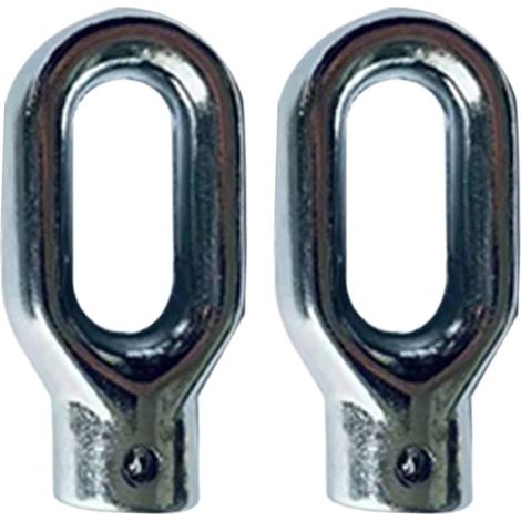 Crochet de manivelle d'auvent rétractable 2 pièces en Alliage d'aluminium pièces de Rechange 'auvent œil 'engrenage Minimaliste résistant aux intempéries pour engrenage à vis sans Fin 'e (1/5)