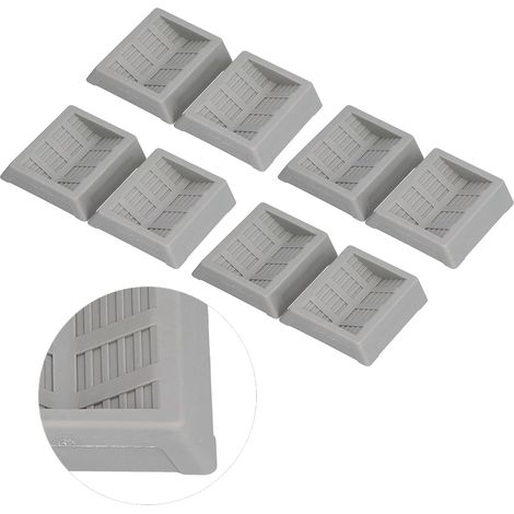 Rubber furniture casters, wheel caps, floor protectors with multiple resistance bars, for office chairs, sofas, cabinets, and beds. (1/5)