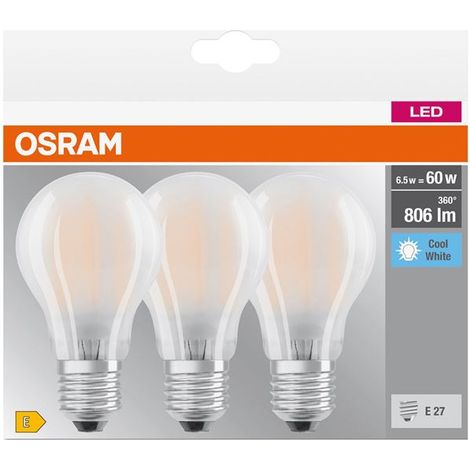 Osram Classic A60 bombilla LED blanco 6,5 W 4000 K