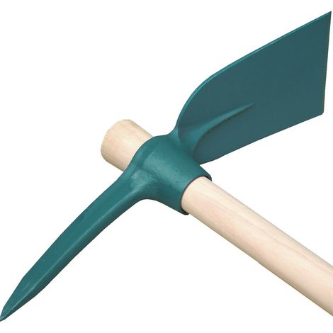 Pioche cantonnier œil rond 2,0 kg pour travaux de terrassement – Compatible avec manche standard – 213200 – Forges De Magne