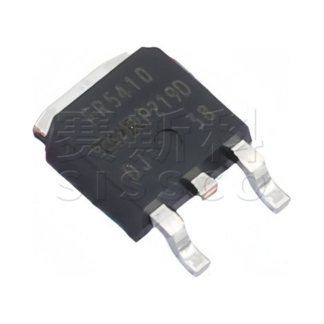 IRFR5410TRPBF P-channel MOSFET, TO-252-2 package. (Electronic components, electronic chips, 5 units, assembly/shipping)