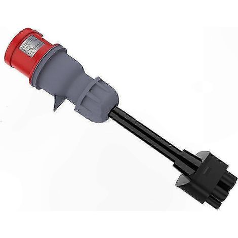 32-A-5-Pin-CEE-Adapter für Ladestationen für Elektrofahrzeuge, universeller roter Mobilfunkstecker, kompatibel mit Model S 3 XY Gen 2 (1/5)
