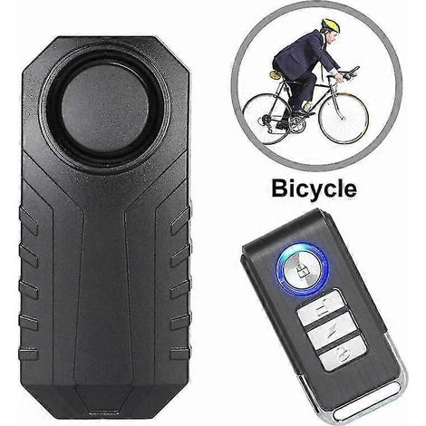 Alarma antirrobo para motocicletas con control remoto, 113 dB de potencia (Paquete de 1) (1/5)