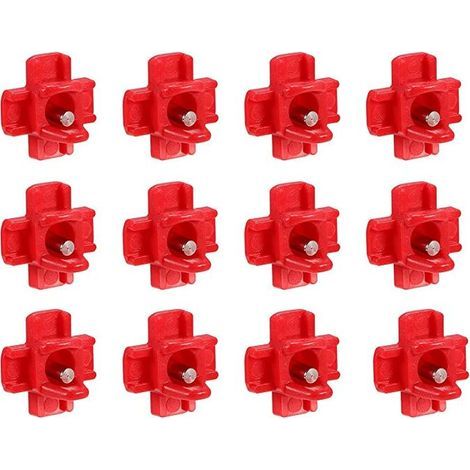 Bebedero para aves de corral, bebedero automático de tetina para pollos con montaje lateral horizontal, bebedero para pollos, paquete de 12 unidades. (1/5)