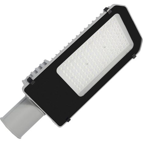 Lampione LED 100W Harlem LUMILEDS Grigio  Bianco Freddo 6000K