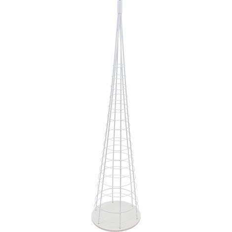 [NEUWERTIG] Deko-Baum HHG-470, Weihnachtsbaum Schmuckbaum Weihnachtsdeko Christbaum zum Beschmücken, Metall 160cm weiß