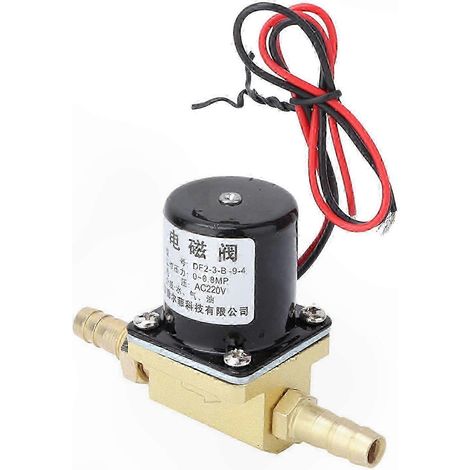 Électrovanne pour poste à souder, 00,8 MPa, compatible eau, gaz, argon, CO2, raccord G1/8", tension AC220V. (1/4)