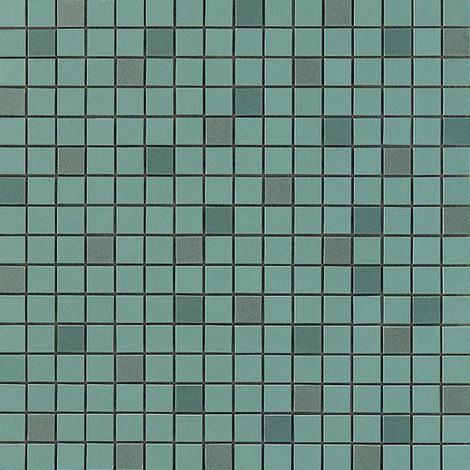 Mosaïque effet Enduit Vert Argile 1,7x1,7 cm Quadra 30,5x30,5x0,85 cm Mat Calviro - Mur intérieur (vendu par carton de 0,558 m²) - RO'MA CARRELAGE