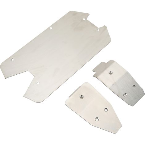 Plaque de protection de châssis en métal pour accessoires de mise à niveau de voiture télécommandée Arrma Kraton 1/10 (1/5)