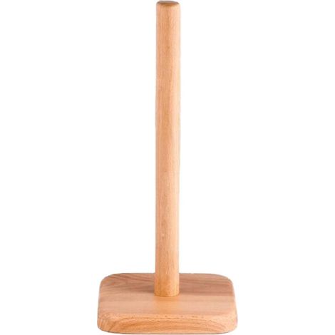 Support Pour Essuie-Tout - Support Vertical En Bois Pour Rouleau De Papier - Pour Cuisine Et Salle De Bain - 1 Pièce (1/5)