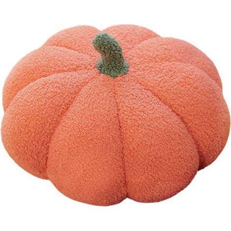 Coussins de canapé citrouille, déco salon chambre Halloween, rose orangé 30cm (1/5)