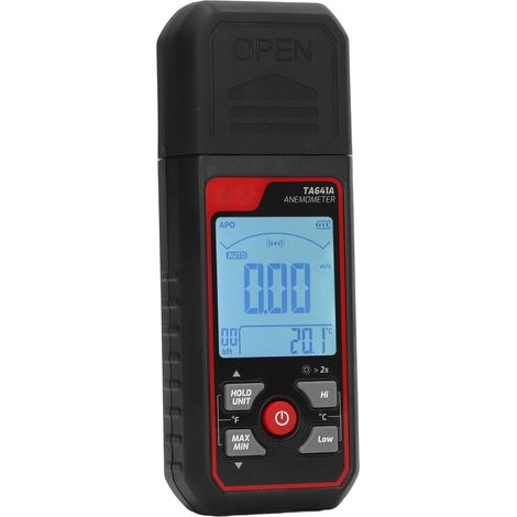 Anémomètre de haute précision TA641A, appareil de mesure du volume de vent portatif (1/5)