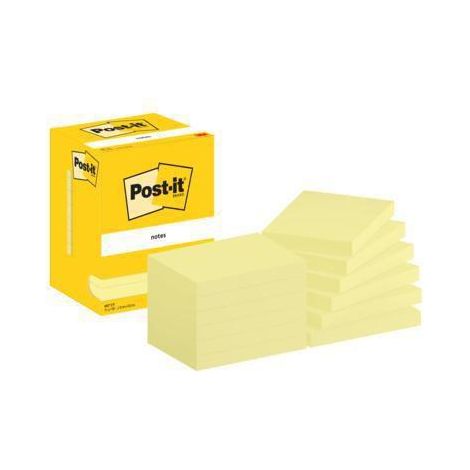 Post-it Haftnotiz 657 CY 76x102mm 100Bl ge 12St (1/3)