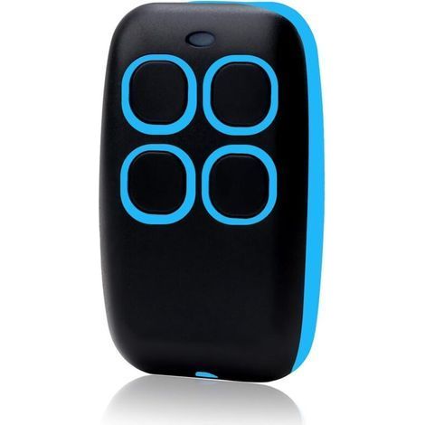 Télécommande universelle 2 pièces 4 en 1 pour portails et garages – Télécommande multi-fréquence Rolling Code 280 à 868 MHz, programmateur auto-apprenant avec liste de compatibilité (1/4)