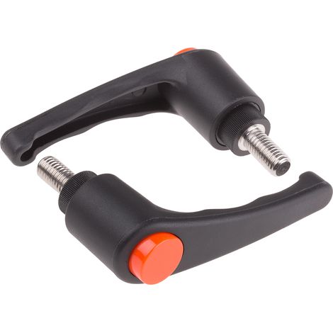 Levier de serrage RS PRO, , filetage M10, Mâle L. 20mm ( Prix pour Paquet de 2 )