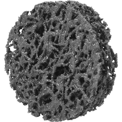 Disque de polissage à bande polyéthylène de 50 mm (2 pouces) avec système de verrouillage par rouleau, pour enlever la rouille et la peinture (noir) (1/5)