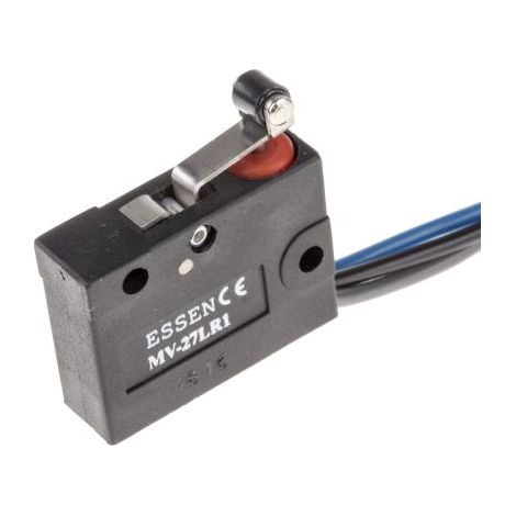 Microrupteur RS PRO Galet court, 1 RT, 5 A, Cable 250V c.a. ( Prix pour 1 )
