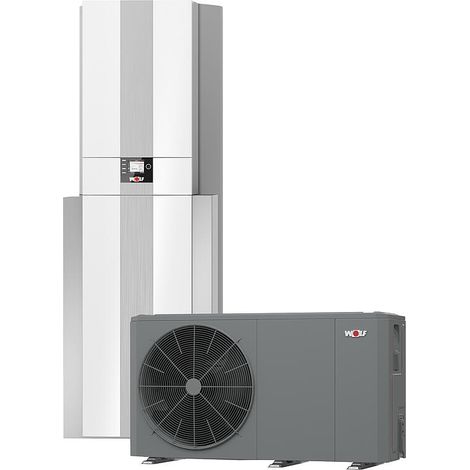 WOLF Wärmepumpen-Center FHA-Monoblock 08/10 200 Warmwasserspeicher 180 L Speicher (1/5)