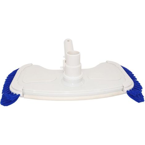 Brosse de nettoyage pour piscine grand format, outil de nettoyage large pour bassin et spa (1/2)