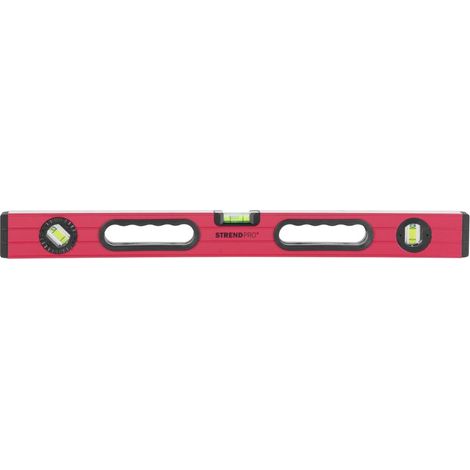 Wasserwaage Strend Pro LE-99R, 600 mm, Redstar (1/4)