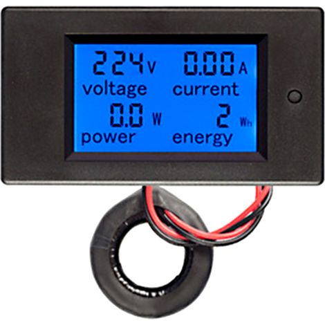 Compteur numérique LCD multifonction TSPZEM-061, mesure tension courant puissance énergie AC, testeur de paramètres électriques (1/5)