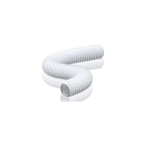 Tuyau d'Evacuation de 150mm en PVC Aluminium Gaine de Ventilation pour Extracteur d'Air, Climatisation, Sèche-linge, hotte (6m de longueur) (1/4)