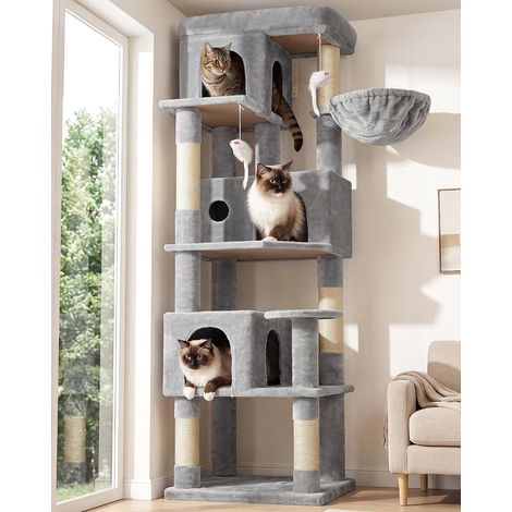 F66 Arbre a Chat Coin pour Grand Chats 168 cm Stable Arbre à Chat (1/5)
