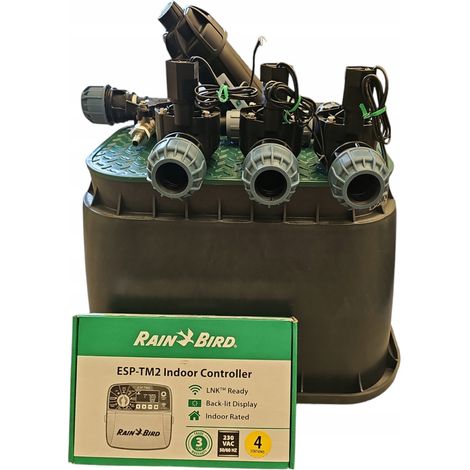 Kit Rain Bird a 3 sezioni: collettore con filtro e compressore, TM2, pozzetto, PE 20 (1/4)