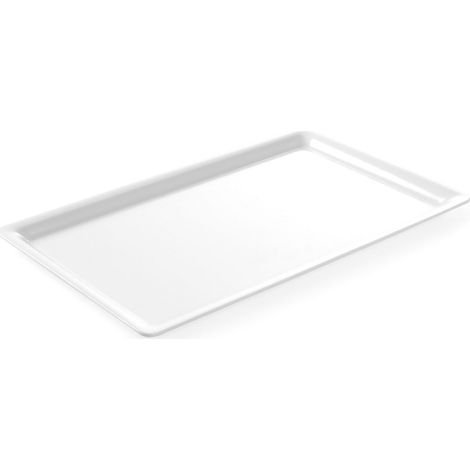 Vassoio da esposizione per buffet per alimenti in melamina GN2/3, altezza 20 mm, bianco - Hendi 566930 (1/2)