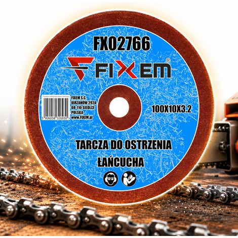 Disco affilatore per catena 100x10 marrone (1/4)