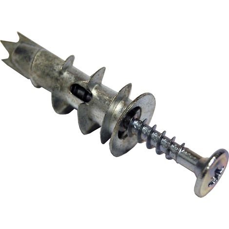 ForgeFix 10MSP420 Cavity Wall Zinc Speed Plug 4.5 x 35mm Bag 10 FORMSP420BG (1/2)