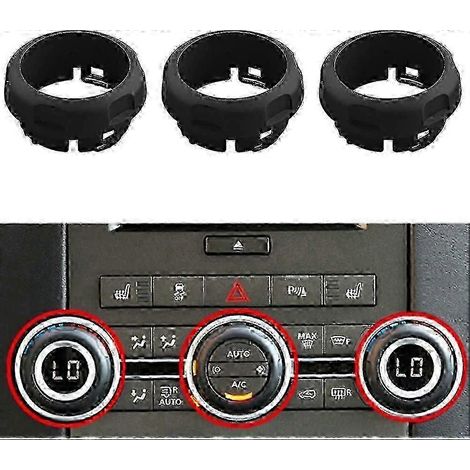 Lot de 3 boutons de commande du volume de la climatisation pour console centrale Land Rover Range Rover Sport Discovery 4 2009-2013 LR029591 (1/5)