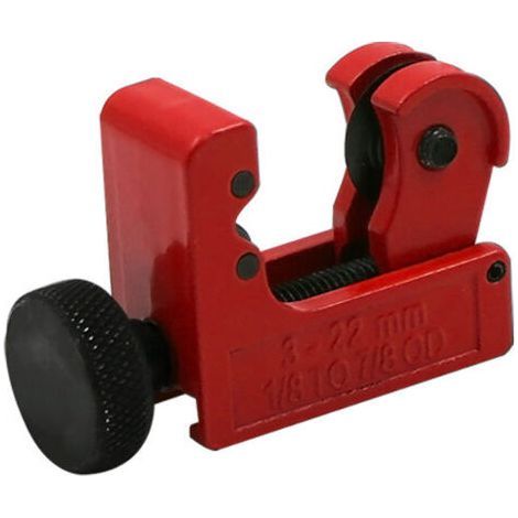 Red Mini pipe cutter from 3 to 22 mm (1/5)