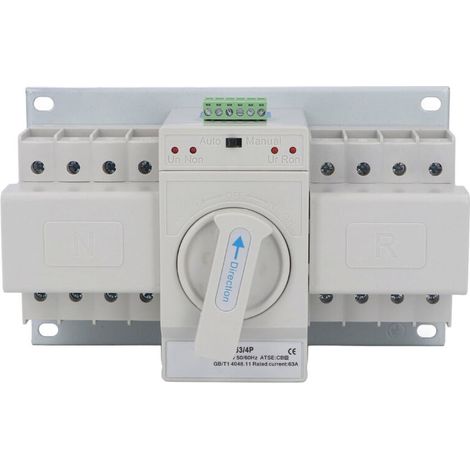 Mini 4P Dual Power Automatischer Umschalter, ATS CB Qualität, Kleingenerator, 50Hz 60Hz 400V Schalten (1/5)
