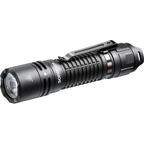 Torcia LED SC28 applicabile, torcia tattica da 2800 lumen, ricaricabile, luce EDC ultra potente, per campeggio, emergenza, caccia, escursionismo [classe energetica A]