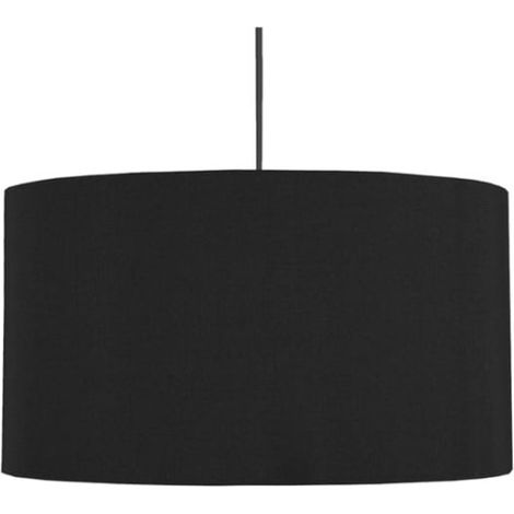 Suspension Candellux Onda noir tissu Ø40 cm 1xE27 IP20