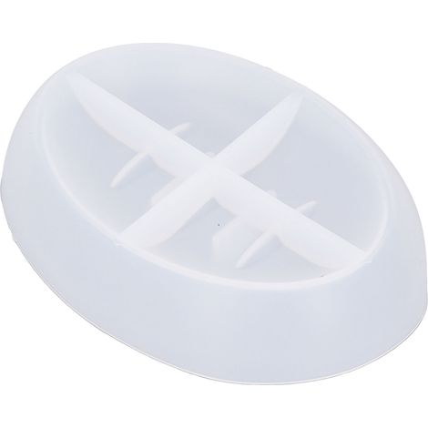 Moule en Silicone Ovale pour Savon Artisanal DIY avec Support de Séchage (1/5)