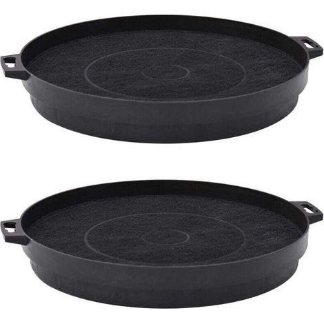 Filtres à charbon pour hottes de cuisine, lot de 2, 210 mm (1/4)