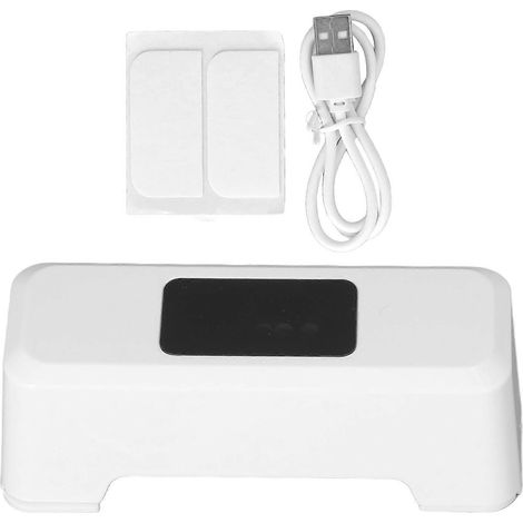 Chasse d'eau automatique avec fonction de chargement USB, capteur infrarouge et fonctionnement sans contact pour toilettes privées et publiques
